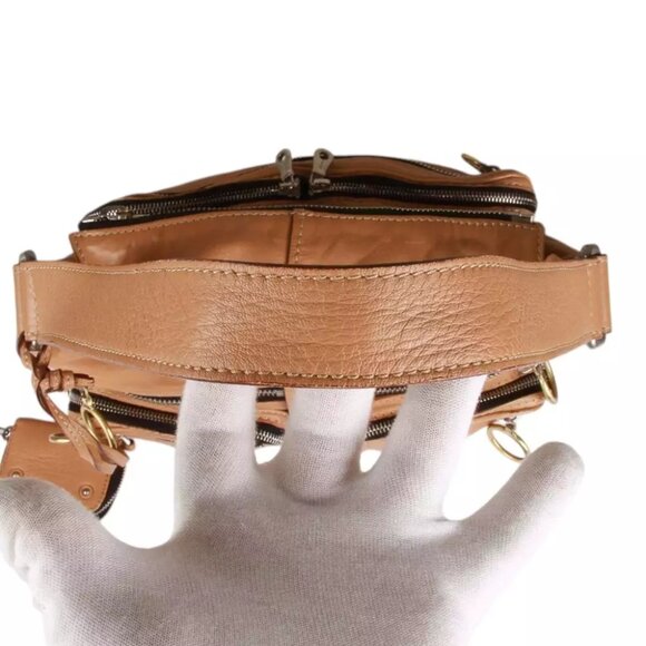 Authentic Chloe Tan Leather shoulder bag - Picture 3 of 15